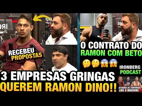 RAMON RECEBEU PROPOSTAS DE EMPRESAS GRINGAS - BETO FALA SOBRE CONTRATOS E LADO FINANCEIRO DO DINO