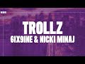 6ix9ine & Nicki Minaj - TROLLZ (Lyrics)