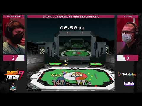 Medz (Fox) vs Eddy Mexico (Luigi) - ECML Smash Factor 9 Melee