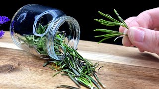 Hair grows at the speed of light! Recipes with rosemary for hair growth!