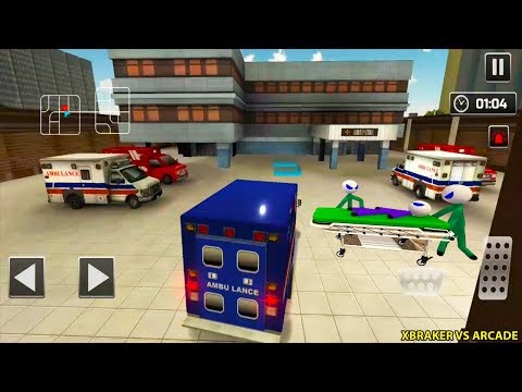 Stickman Rescue Ambulance Drive - 911 Ambulance Driving Simulator - Android Gameplay FHD