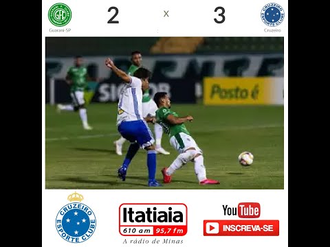 GUARANI-SP 2X3 CRUZEIRO - CAMPEONATO BRASILEIRO SÉRIE B 2020 - 11/08/2020 - RÁDIO ITATIAIA