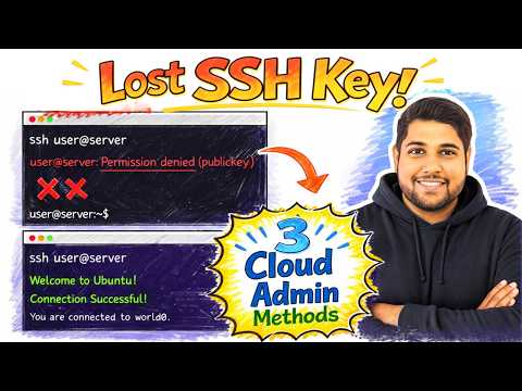 SSH Key Recovery in Production | 3 Real AWS EC2 Scenarios From Scratch