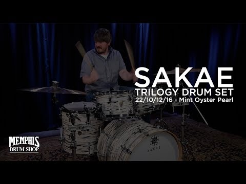 Sakae Trilogy Drum Set 22/10/12/16 - Mint Oyster Pearl