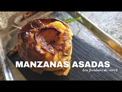 MANZANAS ASADAS 🍏 | Receta facil | Un postre tradicional | Recetas AirFryer | #manzanasasadas