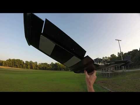 Flight #2 in the Wind RMRC The Recruit FPV Flying Wing