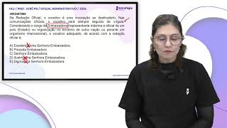 Redação Oficial para Concursos - Prof. Patrícia Manzato