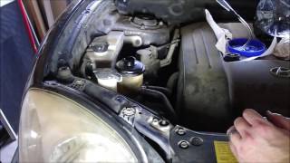 Power Steering Fluid Flush 2005 Hyundai Santa Fe 2.7L