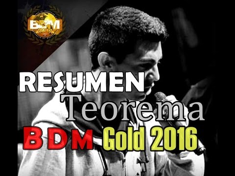 RESUMEN - TEOREMA BDM GOLD CHILE 2016