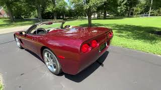 2003 Chevrolet Corvette 50th Anniversary Walk Around (Top Down)