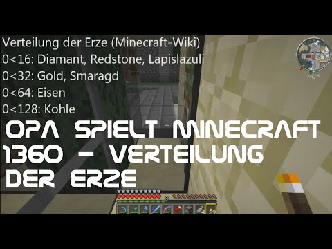 Opa spielt Minecraft 1360 - Verteilung der Erze