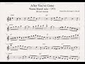 After You've gone - Warne Marsh's solo