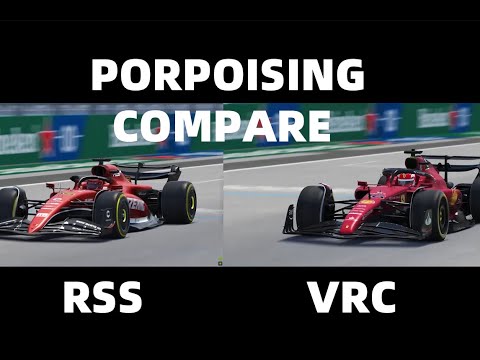 F1 2022  RSS VS VRC porpoising compare | Assetto Corsa