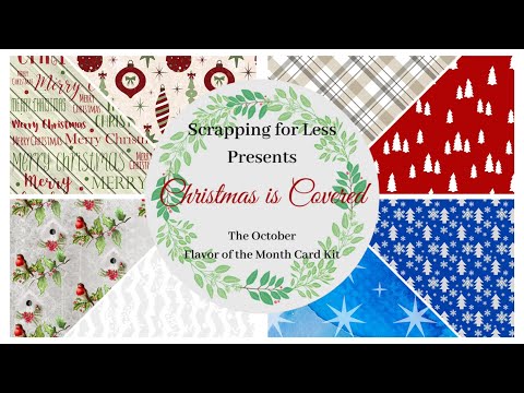 October 2020 Flavor of the Month Card Kit Reveal and Card Process - 4 Cards 1 Kit