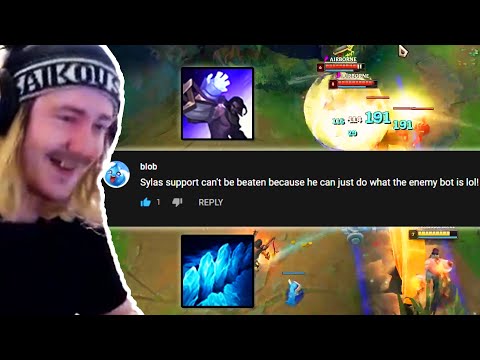 I was told Sylas Support can counter any lane, so I tried it...