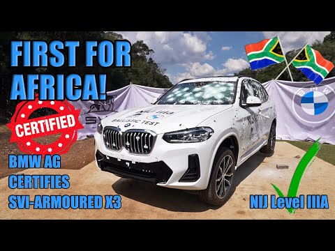 First for Africa! SVI's ARMOURED X3 certified by BMW AG