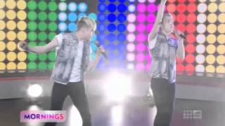 Jedward perform Happens In The Dark live on Mornings