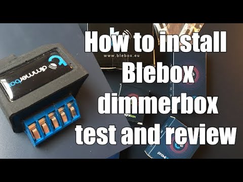 BleBox wLightBoxS Pro - WiFi LED valdiklis - Android/iOS programa video