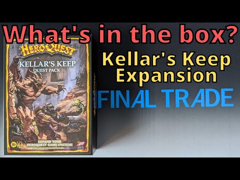 What's inside the HeroQuest Kellar's Keep Quest Pack?
