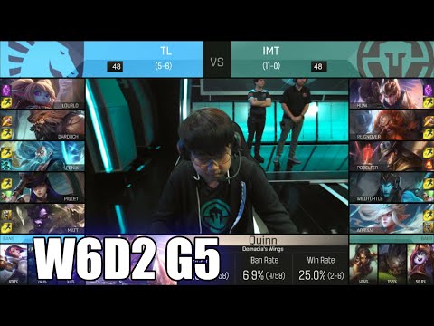 Team Liquid vs Immortals | Week 6 Day 2 S6 NA LCS Spring 2016 | TL vs IMT G2 W6D2