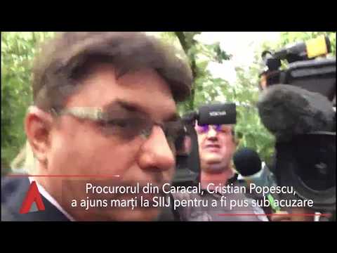 Stiri Mediafax 10 Septembrie - Procurorul din Caracal a ajuns la SIIJ pentru a fi pus sub acuzare