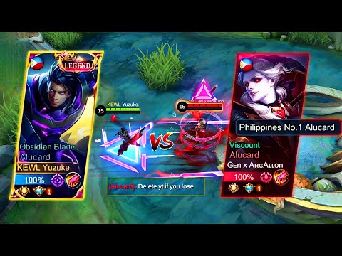 YUZUKE VS TOP 1 PHILIPPINES ALUCARD TRASHTALKER!! | WHO WILL WIN?! | MLBB