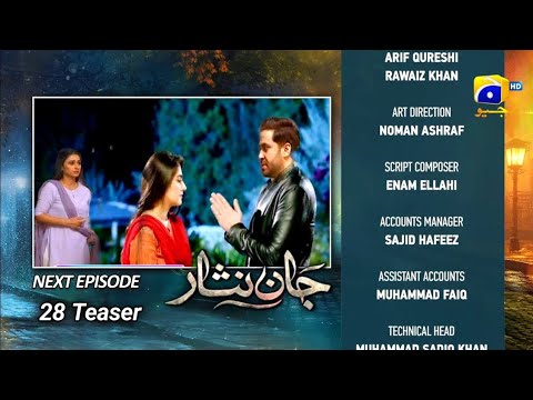 Jaan Nisar Episode 28 Teaser - 5th July 2024 - Har Pal Geo