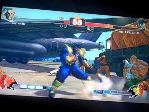 SF4 dog eatel2 (SA) vs. ANTI FACIST AL (RU) PT.4