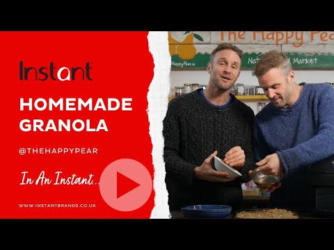 Homemade granola Recipe in an Instant with @thehappypear