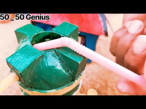 How to make diy train water pump  l Science project  l 5p_ 50 Genius l