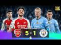 Arsenal HUMILIATE Man City In A Five Star Emirates Masterclass ️ EPL 2025 4K