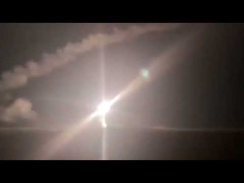 Moment Ukrainian Air Defence System Shoots Down Incoming Russian Missile