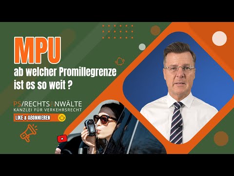 MPU, ab welcher Promillegrenze ist es so weit ?