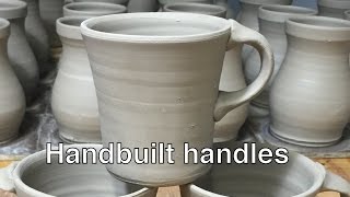 how to make Handbuilt handles.  Pulled handle alternative