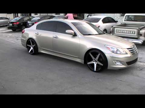 DUBSandTIRES.com 20" Inch Ikon P-59 Concave CV-3 Wheels 2012 Hyundai Genesis Rims Miami Hollywood