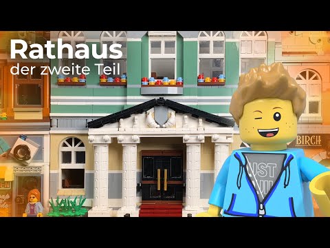 Lego-Stadt (Teil 53) die nächste Etage – Das Rathaus Teil 2