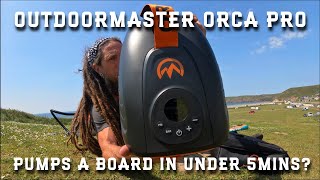 Outdoormaster Orca Pro SUP Pump - The Ultimate Sup Pump? - THIS THING IS A BEAST!