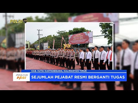 POLRES KUTAI KARTANEGARA GELAR PELANTIKAN KASAT BINMAS DAN SERTIJAB 8 KAPOLSEK