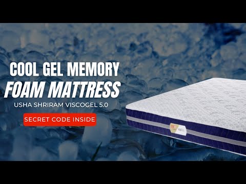 Viscogel 5.0 5-Zone Cool Gel Memory Foam Mattress - Usha Shriram Mattress