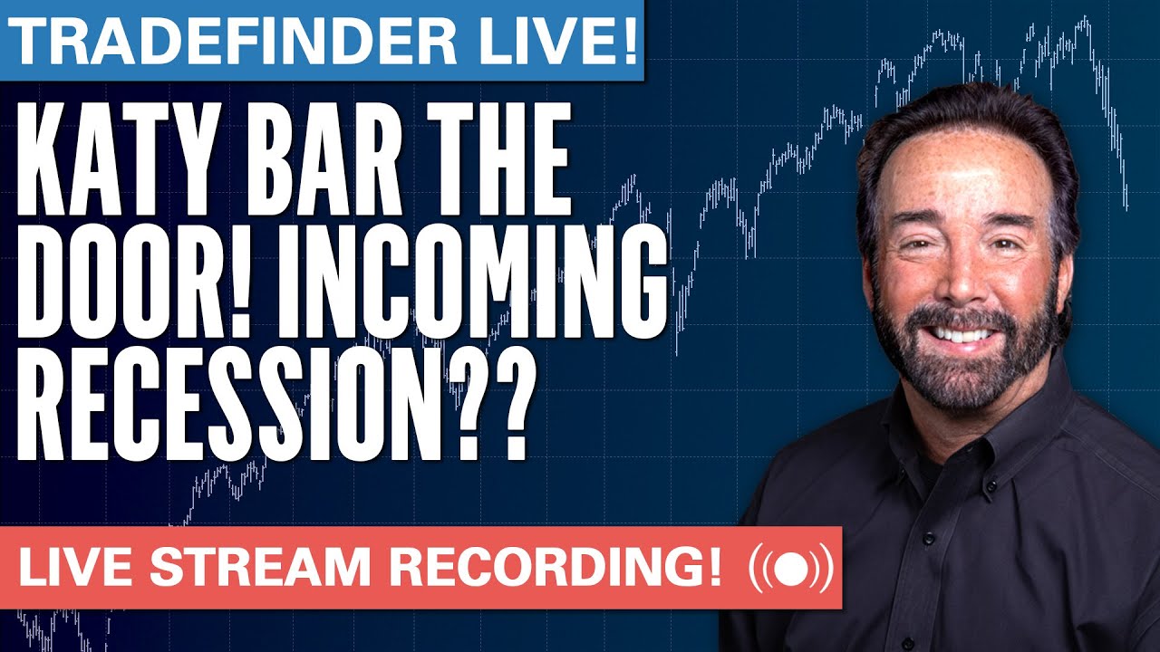 TradeFinder Live! Incoming Recession?? #elliottwave