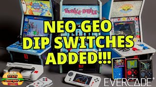 NEO GEO Dip Switches NOW Added To Evercade!