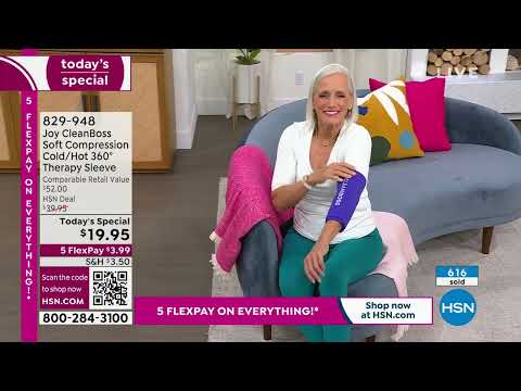 Joy CleanBoss Soft Compression Cold/Hot 360 Therapy Slee...