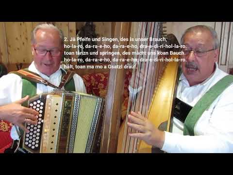 Wia lustig mir Bauern Nr.  8 aus dem Wirtshausliederheft