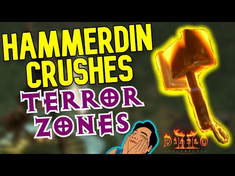 Hammerdin Terror Zones for 10 hours [Drop highlights]  | Diablo 2 Resurrected