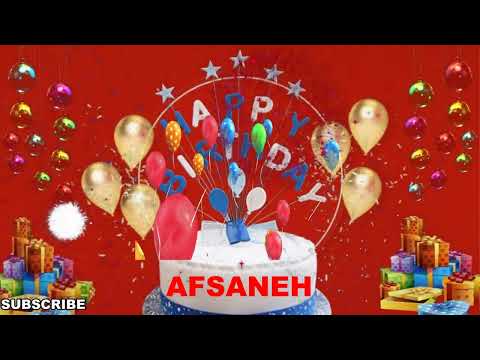 AFSANEH Happy Birthday Wishes Song | Happy Birthday To You | Happy Birthday Wishes With Name AFSANEH