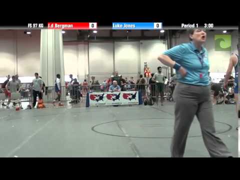 Mens FS FS 97 KG - J.d Bergman vs. Luke Jones