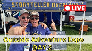 LIVE Outside Adventure Expo Day 2 | Off-Road Gear, 4x4 Vans and More!