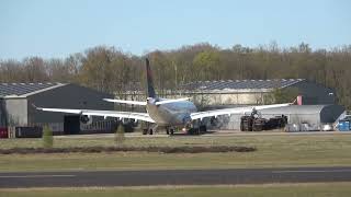 Plus Ultra A340 at Twente Airport