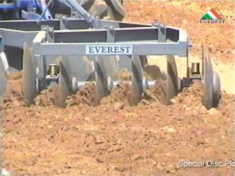 Demonstration of Disc Plough Agriculture