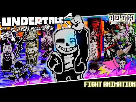 Undertale 10th Anniversary - Ultimate Megalovania (Fight Animation)